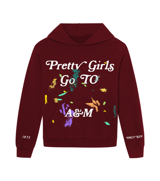 Pretty Girls "Red A&M" Pullover Paint