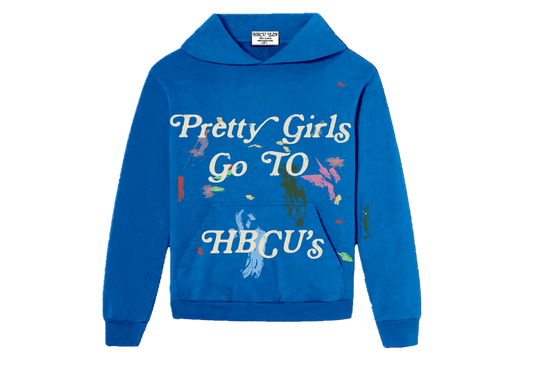 Pretty Girls Blue Pullover Paint